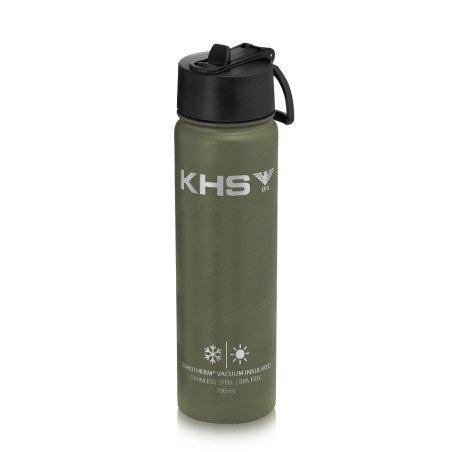 KHS Trinkflasche - Kippverschluss mit Trinkhalm