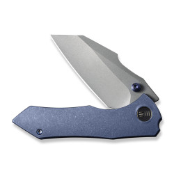 WE Knife High-Fin Titanium Blue