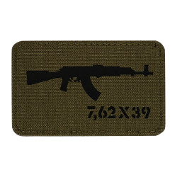 AK47 7,62x39 Patch Laser Cut