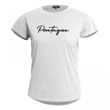 Pentagon Whisper Ladies T-Shirt Calligraphy