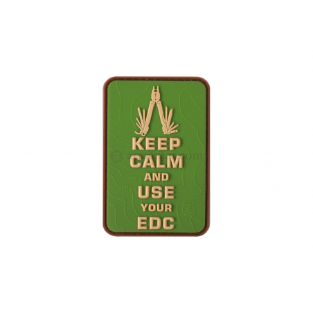 Keep Calm EDC Rubber Patch JTG