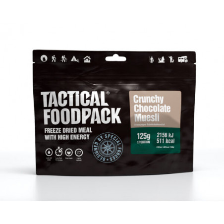 Tactical Foodpack Knuspriges Schokoladenmüsli 125g