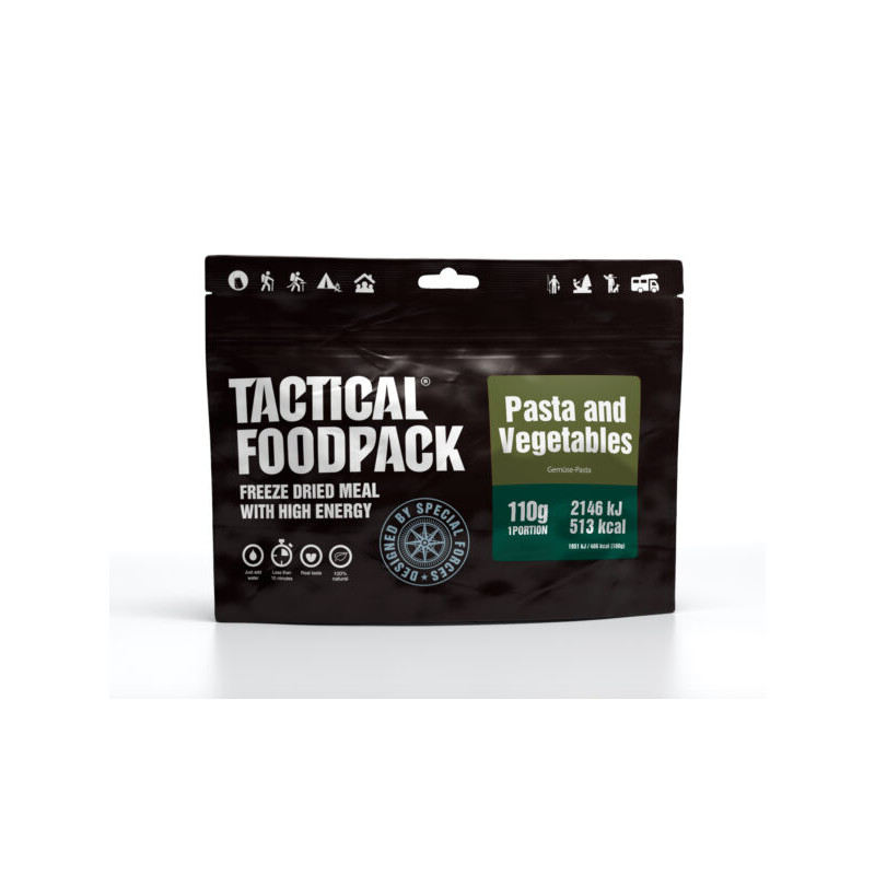 Tactical Foodpack Pasta and Vegetables 110g