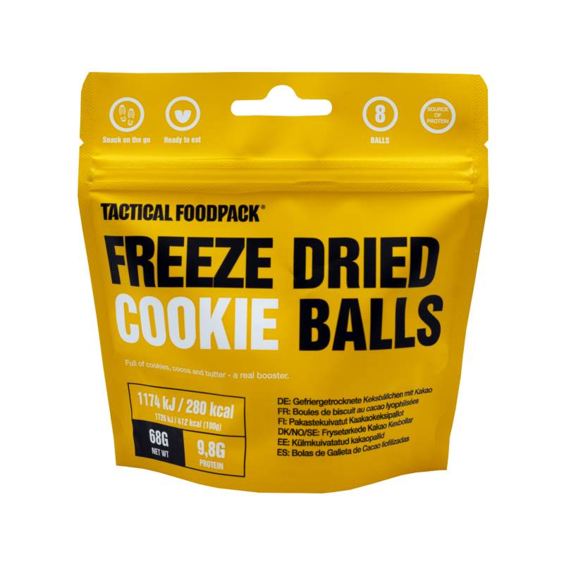 Tactical Foodpack Freeze-Dried Cookie Balls 68g